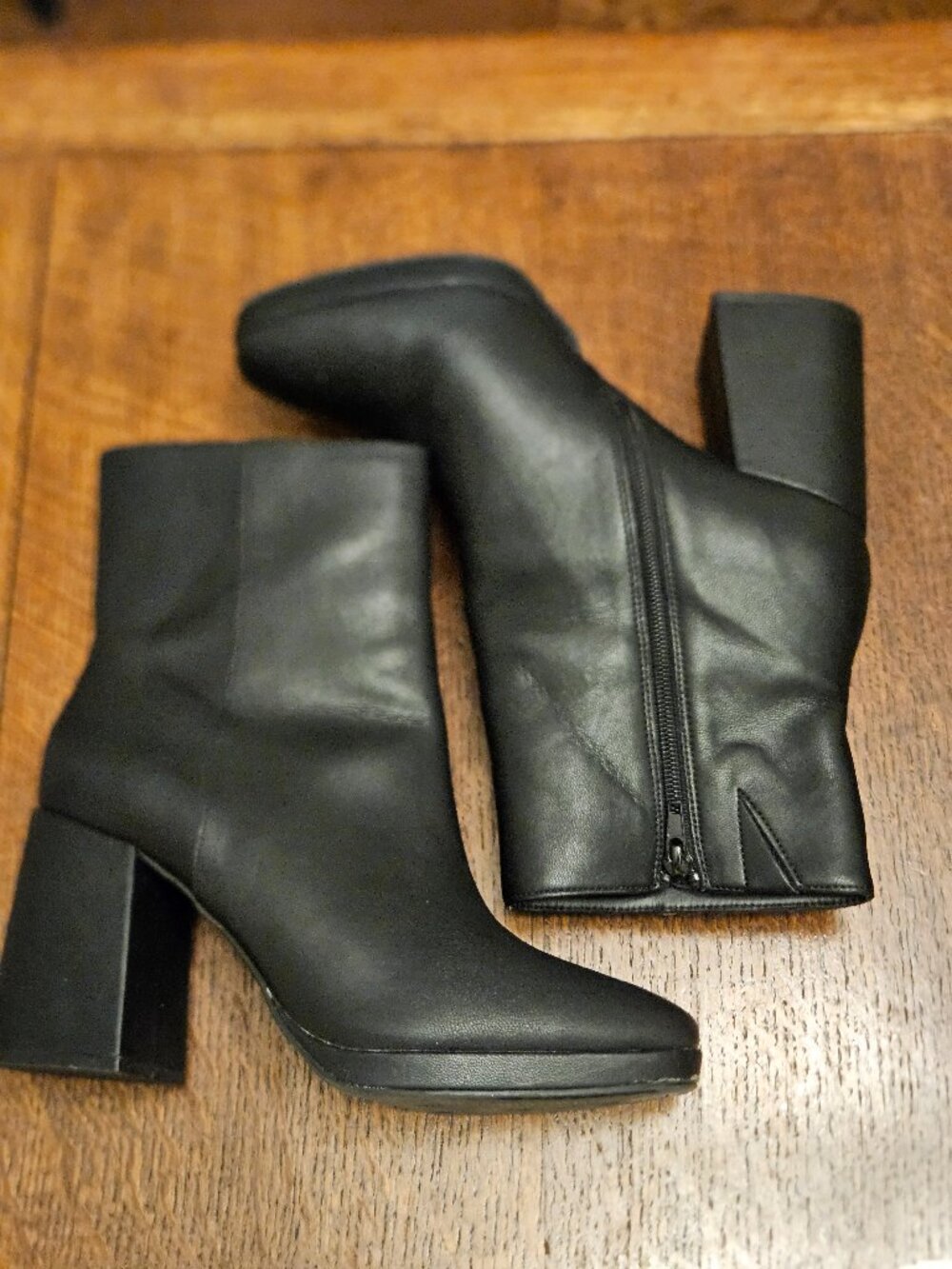 Rachel Zoe Gage Black 4" Block Heel Ankle Bootie Size 8.5